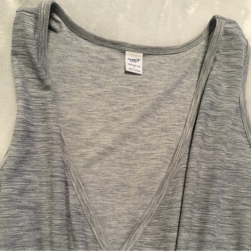 Old Navy Active Heather Gray Romper - Picture 6 of 14